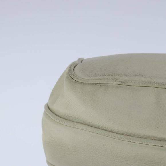 CHANEL Matelasse Chain Shoulder Bag Caviar Skin White CC Auth bs20238 - Picture 15 of 16